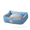 washable rectangle luxury pet dog beds